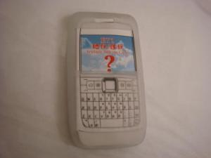 Huse telefoane Husa Silicon Nokia E71 - Alba Cod 323