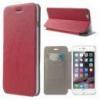 Huse - iphone Husa Tip Portofel iPhone 6 Plus Cu Slot De Card Si Stand Piele Rosie