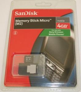Memory stick micro m2 4gb