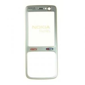 Carcasa Fata Nokia N73 argintie
