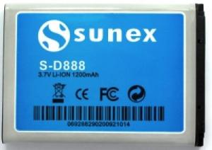 Acumulatori Acumulator Sunex D880 Li-Ion, 3.7V pentru Samsung SGH-D880, D980.