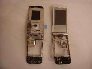 Carcase originale Nokia 7510 Supernova Clapeta Completa + Lcd+flex+camera+casca