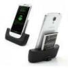 Incarcatoare Cradle Dock 2 in 1 Incarcator De Baterie Si Incarcator Samsung Galaxy S IV S4 i9500 i9502 i9505 Negru