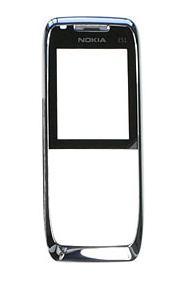 Carcasa Fata Nokia E51 Argintie, Originala