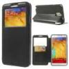 Huse husa flip cu fereastra si stand samsung galaxy note 3 n9005 roar