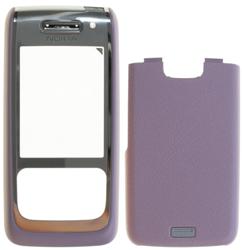 Carcasa Nokia E65 Pink originala , fata+capac baterie