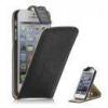 Huse - iphone Husa Flip Textura Piatra iPhone 5s iPhone 5 Piele Neagra