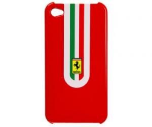 Huse telefoane Husa Ferrari Stradale iPhone 4 Series Faceplate IP 4 red