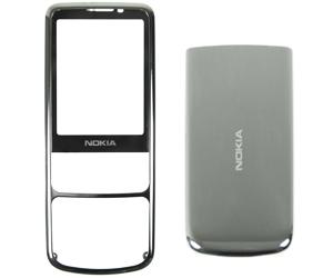 Carcasa Nokia 6700c Argintie,Originala Fata + Capac Baterie