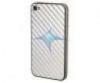 Diverse crocfolart sticker carbon silver for iphone 4