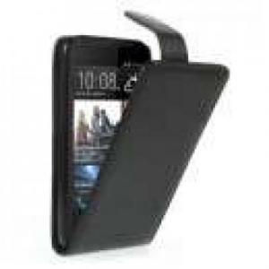 Huse Husa Flip Vertical HTC Desire 310 Piele PU Neagra