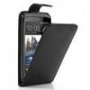 Huse Husa HTC Desire 500 Flip Vertical Cu Inchidere Magnetizata Neagra