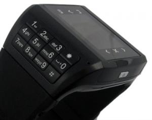Telefon Dual SiM in forma de CEAS, WATCH MOBILE Q6 -culoare neagra