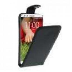 Huse Husa LG G2 Flip Cu Magnet Piele Neagra