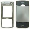 Carcase originale Carcasa originala nokia n70 (3piese) argintie