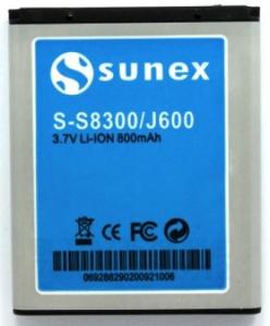 Acumulatori Acumulator Sunex J600 Li-Ion, 3.7V, 800mAh Compatibil cu Samsung SGH-C3050, E830, F110 miCoach, J150, J600, C3050.