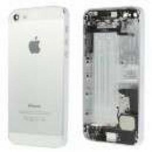 Accesorii iphone Mijloc Carcasa iPhone 5 Originala Argintie Alba