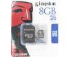 Card De Memorie Kingston micro SDHC Card 8GB + Adapter