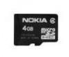 Card de memorie nokia mu-41 micro sdhc card 4gb + adapter