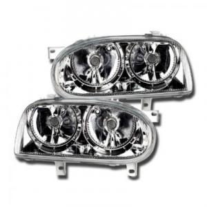 Faruri VW Golf 3 Angel Eyes crom