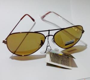 Ochelari anti UV tenta maron tip Police sau Aviator