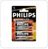 Baterii philips alcaline lr20 (2 buc in blister)
