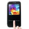 Huse Husa Flip Samsung Galaxy S5 G900 Cu Stand Si Buton Preluare/Respingere Apel Neagra