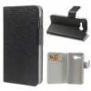 Huse Husa Flip Cu Stand Alcatel One Touch XPop Silk Texture Neagra