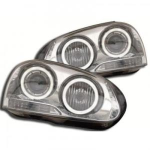 Faruri VW Golf 5 Angel Eyes crom