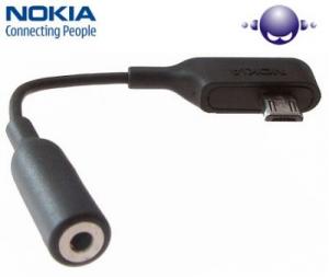 ADAPTOR AUDIO MICRO USB ORIGINAL NOKIA 8600 LUNA