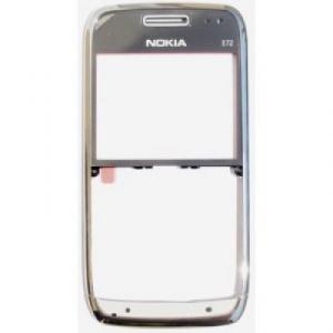 Carcase Fata Nokia E72 Argintiu