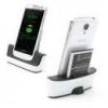 Diverse Cradle Dock 2 in 1 Incarcator De Baterie Si Incarcator Samsung Galaxy S IV S4 i9500 i9502 i9505 Argintiu