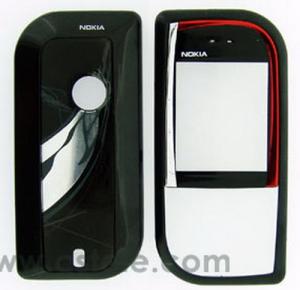 Carcasa Nokia 7610 negru/rosu