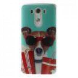 Huse Husa TPU Gel LG G3 LS990 Caine Cu Popcorn Si Suc