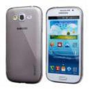 Huse Husa TPU Gel Samsung Galaxy Grand I9118 Leiers Thin Ice Series Transparenta Neagra