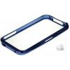 Diverse bumper metalic iphone 4g/4s albastru