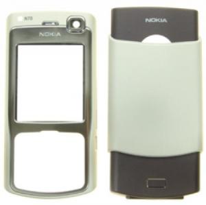 Carcase Carcasa Nokia N70 ivory pearl originala