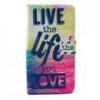 Huse husa flip cu stand lg g4 live the life you love