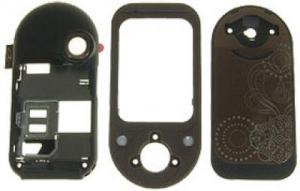 Carcase Carcasa Mijloc Nokia 7373, 3 piese bronze originala n/c 0251242, 0256005, 0256003