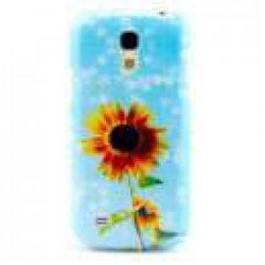 Huse Husa Flexibila Samsung Galaxy S4 mini i9192 Floarea Soarelui Si Inimioare