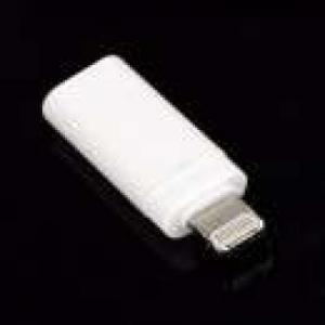 Accesorii iphone Adaptor Lightning 8 pin La Micro USB Conector Incarcare iPhone 5 iPod Touch 5 Nano 7 Alb