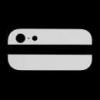 Accesorii iphone Geamuri Carcasa Spate iPhone 5 Alb