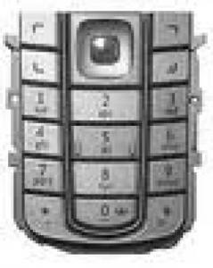 Tastatura telefon Tastatura Nokia 6230i Originala Argintie