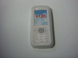 Huse telefoane Husa Silicon Nokia 6120 Classic - Alba