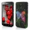 Huse husa fluturi pe suport negru lg optimus l7 2 dual