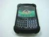 Huse husa silicon blackberry bold 9700 negru cu gri