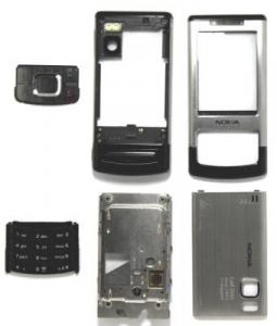 Diverse Carcasa Nokia 6500Slide ,Second hand, contine fata, mijlos, slide , capac baterie si tastatura, Atentie , carcasele pot avea urme de uzura