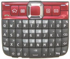 Tastatura telefon Tastatura Nokia E63 Originala Gri-rosie Y-z