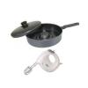 Tigaie Magica Dry Cooker teflonata cu capac metalic   + Bonus Mixer