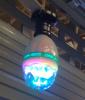 Lampa disco cristal magic ball trei culori pentru fasung bec normal